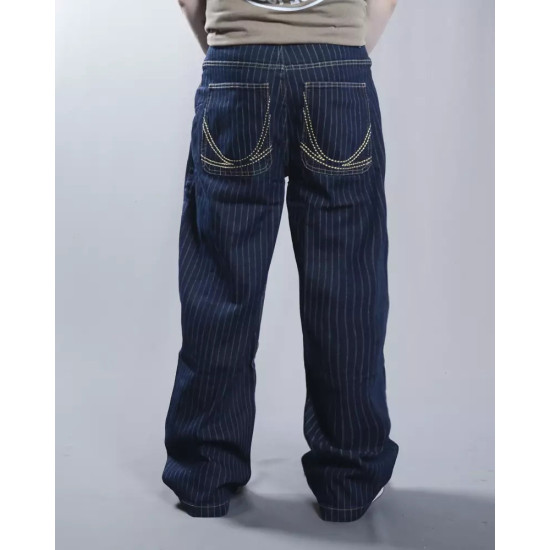 Karl Kani Ανδρικό παντελόνι OG Pinstripe Relaxed Baggy Jeans
